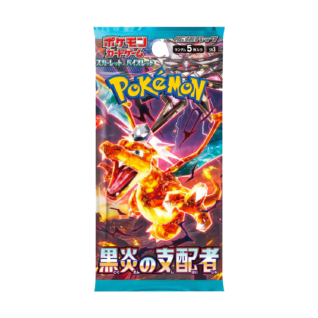 Pokémon Ruler of the Black Flame Japanese Booster Pack